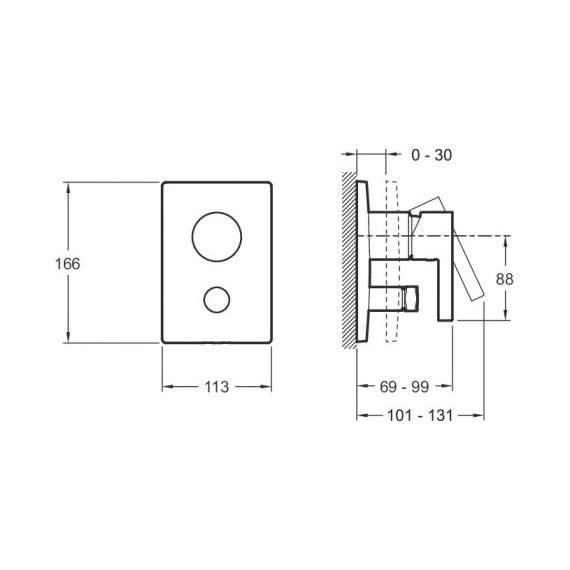 Смеситель для ванны Jacob Delafon Stillness E98723-CP фото 2