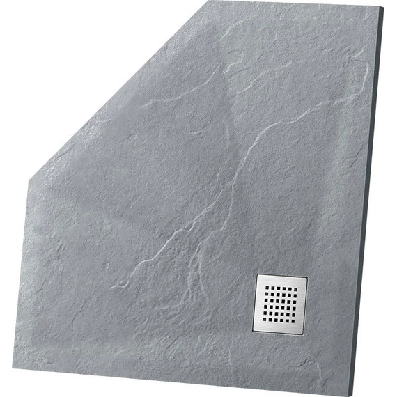 Поддон каменный Vincea 100х100 см VST-4SP1010G, серый - 3 Поддон каменный Vincea 100х100 см VST-4SP1010G, серый фото 3