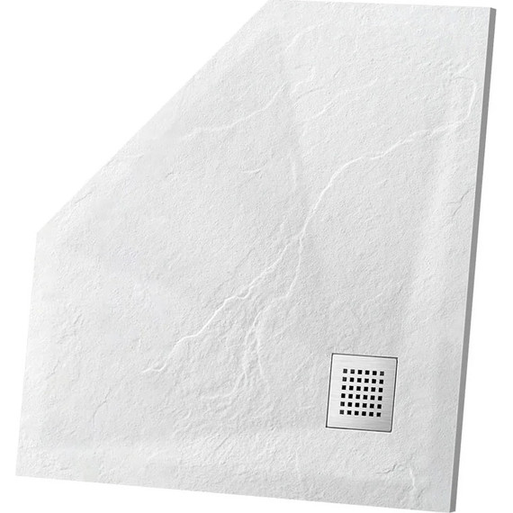 Поддон каменный Vincea 100х100 см VST-4SP1010W, белый матовый фото 3