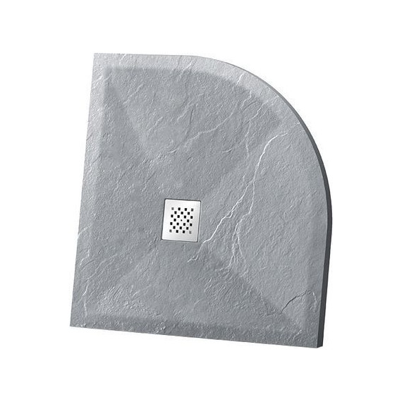 Поддон каменный Vincea 90х90 см VST-4SQ9090G, серый фото 3