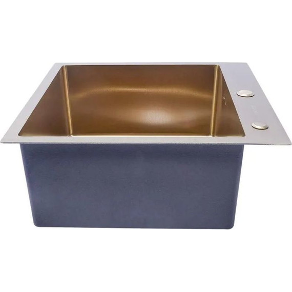 Кухонная мойка Gerhans K36050G 1 мм, золото, Цвет производителя: золото фото 4