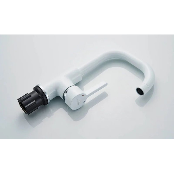 Смеситель для раковины Ledeme L1099W, белый фото 3