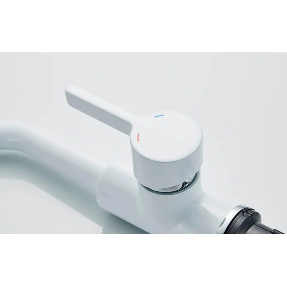 Смеситель для раковины Ledeme L1099W, белый фото 4