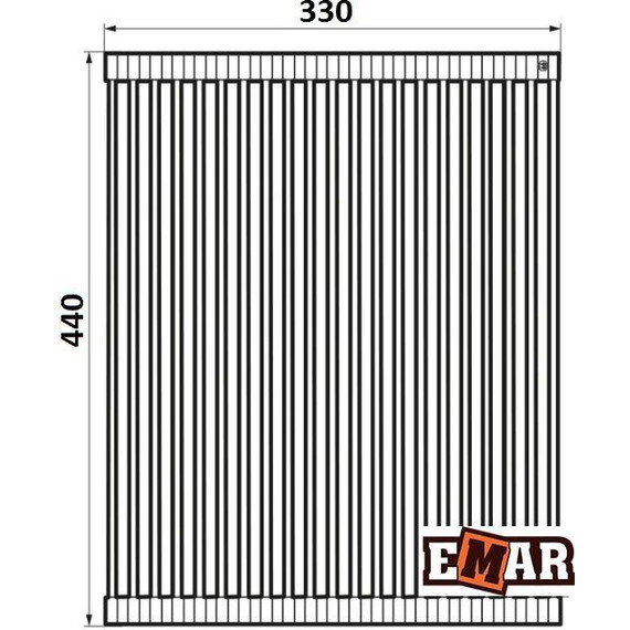 Ролл-мат для кухонной мойки Emar Roll-4433.QS, сатин фото 2