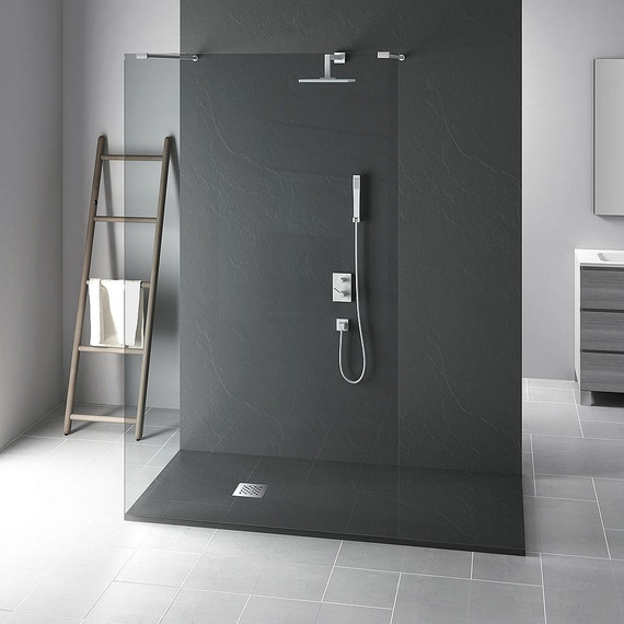 Поддон каменный Vincea 120х100 см VST-4SR1012A, антрацит - 2 Поддон каменный Vincea 120х100 см VST-4SR1012A, антрацит фото 2