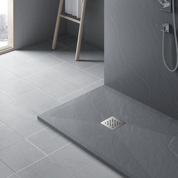 Поддон каменный Vincea 120х100 см VST-4SR1012G, серый - 2 Поддон каменный Vincea 120х100 см VST-4SR1012G, серый фото 2