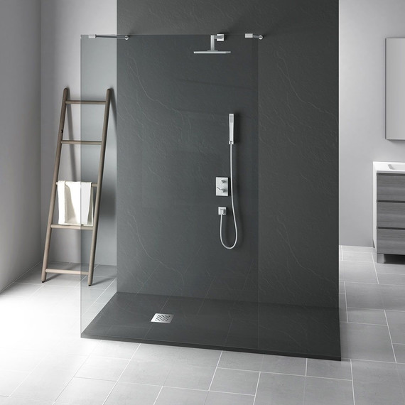 Поддон каменный Vincea 110х90 см VST-4SR9011A, антрацит фото 2