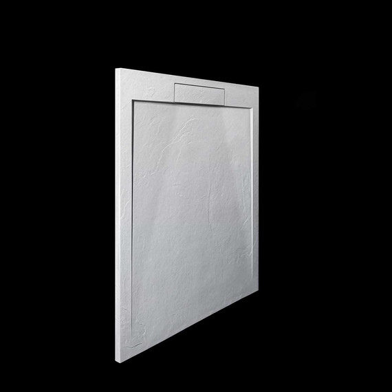 Поддон каменный Vincea 90х90 см VST-4SRL9090W, белый матовый фото 2