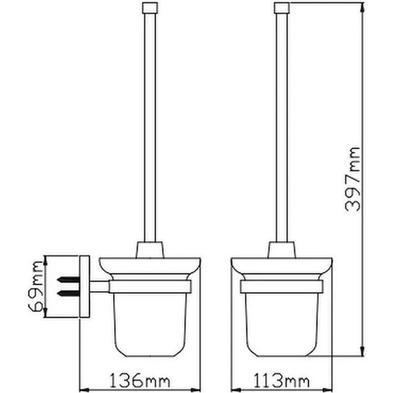 Ёршик для унитаза Potato P2910 фото 2