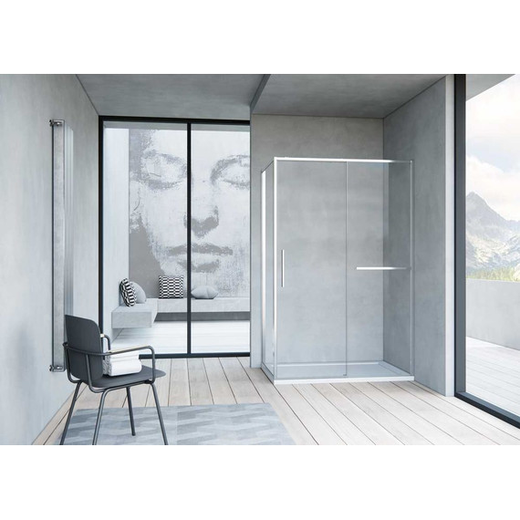 Душевое ограждение Vincea Slim Soft 140х90 см VSR-1SS9014CL, хром/прозрачное - 2 Душевое ограждение Vincea Slim Soft 140х90 см VSR-1SS9014CL, хром/прозрачное фото 2