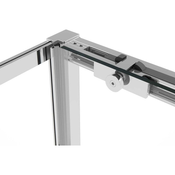 Душевое ограждение Vincea Slim Soft 110х80 см VSR-1SS8011CL, хром/прозрачное фото 8