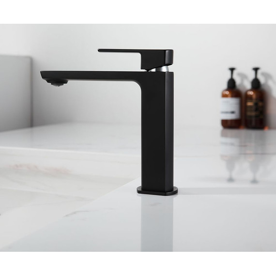 Смеситель для раковины Vincea Next VBF-1N1MB, черный матовый - 3 Смеситель для раковины Vincea Next VBF-1N1MB, черный матовый фото 3