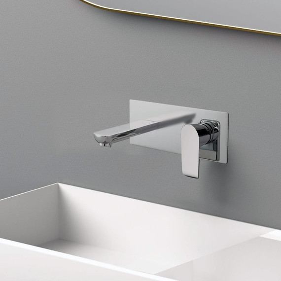 Смеситель для раковины настенный Vincea Esse VBFW-1E1CH фото 2