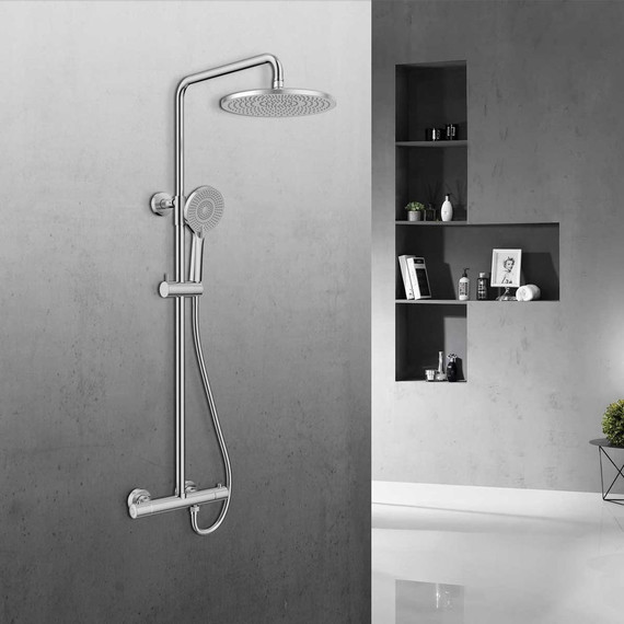 Душевая стойка с термостатом Vincea Esse VSFS-1E0TCH фото 2