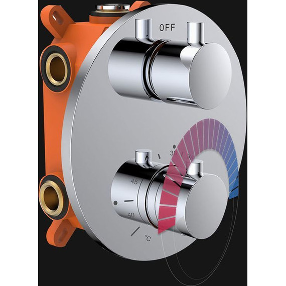 Душевая система для душа с термостатом Vincea VSFW-101TCH - 5 Душевая система для душа с термостатом Vincea VSFW-101TCH фото 5