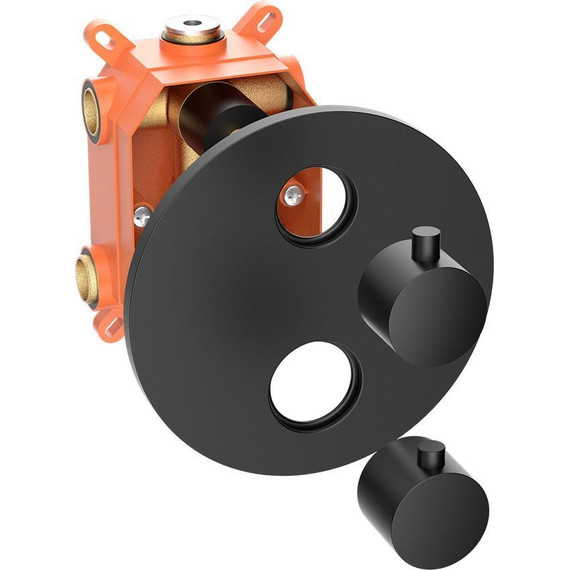 Душевая система для душа с термостатом Vincea VSFW-101TMB, черный матовый - 6 Душевая система для душа с термостатом Vincea VSFW-101TMB, черный матовый фото 6