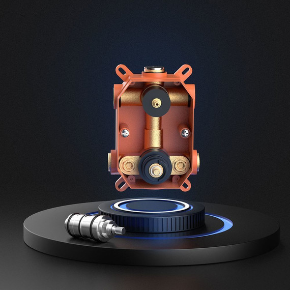 Душевая система для душа с термостатом Vincea VSFW-102TMB, черный матовый - 5 Душевая система для душа с термостатом Vincea VSFW-102TMB, черный матовый фото 5