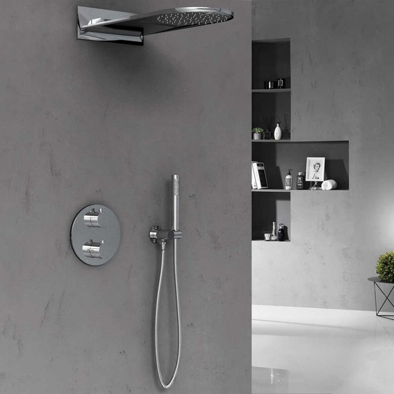 Душевая система для душа с термостатом Vincea VSFW-104TCH - 2 Душевая система для душа с термостатом Vincea VSFW-104TCH фото 2