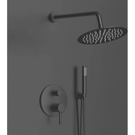 Душевая система для душа Vincea Desire VSFW-1D1MB, черный матовый - 3 Душевая система для душа Vincea Desire VSFW-1D1MB, черный матовый фото 3