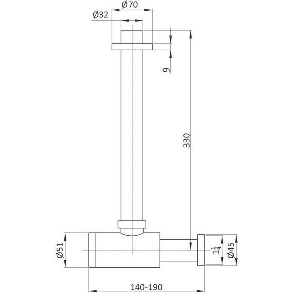 Сифон для умывальника Vincea VSPH-1B01CH фото 2