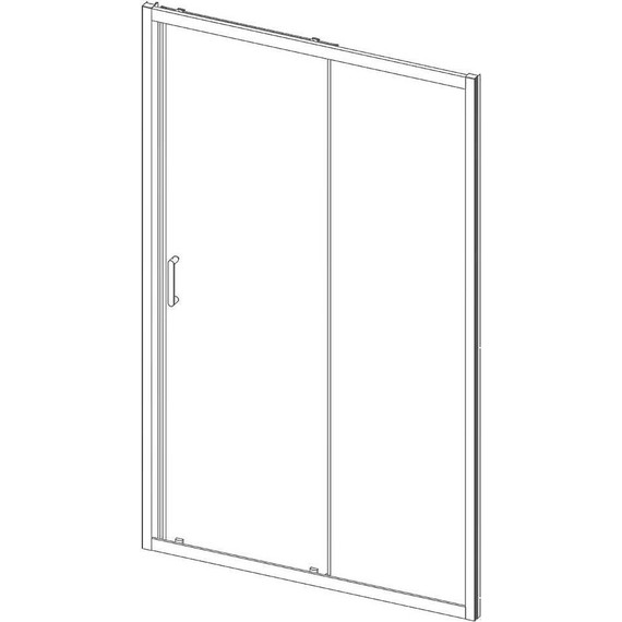 Душевая дверь Vincea Alpha 130 см VDS-3AL130MT, хром/текстурное фото 7