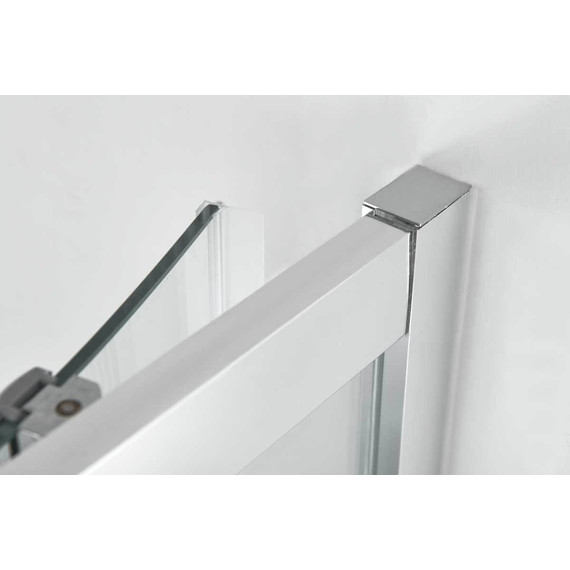 Душевое ограждение Vincea Alpha 80x80 см VSQ-3AL800MT, хром/текстурное фото 4