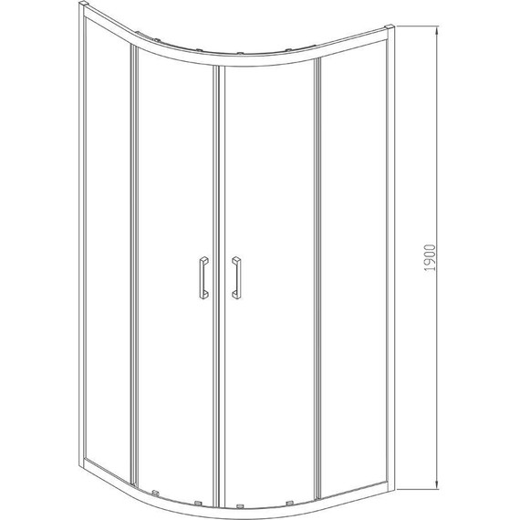 Душевое ограждение Vincea Alpha 90x90 см VSQ-3AL900MT, хром/текстурное - 8 Душевое ограждение Vincea Alpha 90x90 см VSQ-3AL900MT, хром/текстурное фото 8