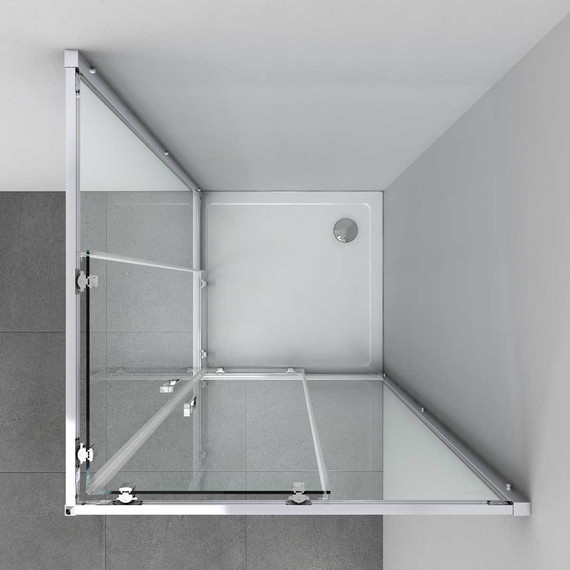 Душевое ограждение Vincea Alpha 100x100 см VSS-3AL100MT, хром/текстурное - 6 Душевое ограждение Vincea Alpha 100x100 см VSS-3AL100MT, хром/текстурное фото 6