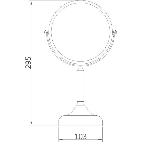 Зеркало косметическое настольное Potato P763-6 фото 5