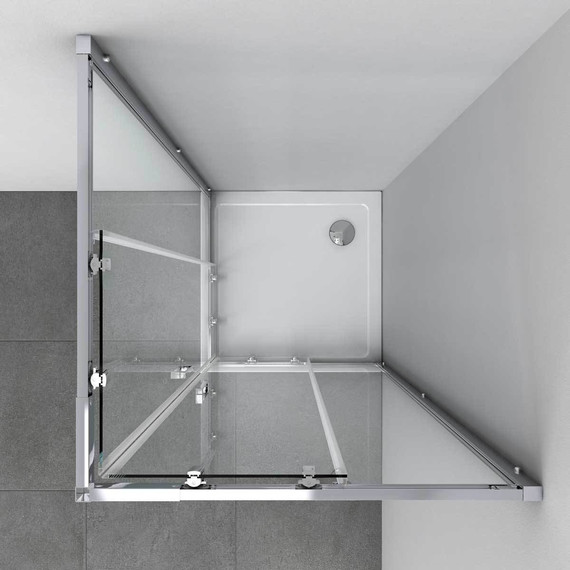 Душевое ограждение Vincea Rapid 90-100x90-100 см VSS-3R90/10MT, хром/текстурное - 2 Душевое ограждение Vincea Rapid 90-100x90-100 см VSS-3R90/10MT, хром/текстурное фото 2