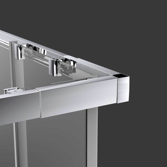 Душевое ограждение Vincea Rapid 80-90x80-90 см VSS-3R80/90CL, хром/прозрачное - 3 Душевое ограждение Vincea Rapid 80-90x80-90 см VSS-3R80/90CL, хром/прозрачное фото 3