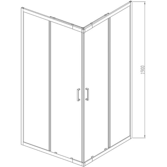 Душевое ограждение Vincea Rapid 80-90x80-90 см VSS-3R80/90CL, хром/прозрачное - 9 Душевое ограждение Vincea Rapid 80-90x80-90 см VSS-3R80/90CL, хром/прозрачное фото 9