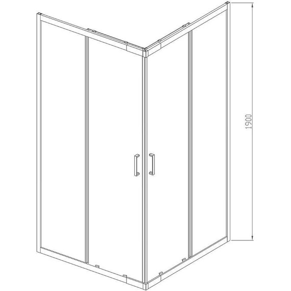 Душевое ограждение Vincea Rapid 90-100x90-100 см VSS-3R90/10MT, хром/текстурное - 9 Душевое ограждение Vincea Rapid 90-100x90-100 см VSS-3R90/10MT, хром/текстурное фото 9