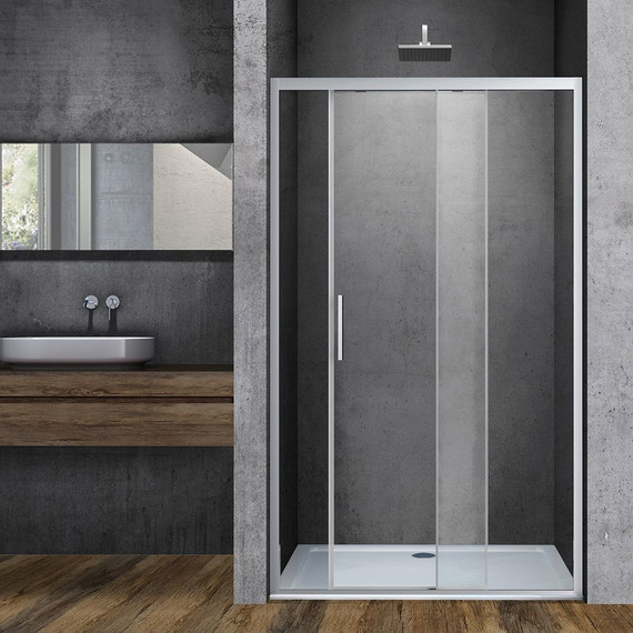 Душевая дверь Vincea Soft 160 см VDS-3SO160CL, хром/прозрачное фото 