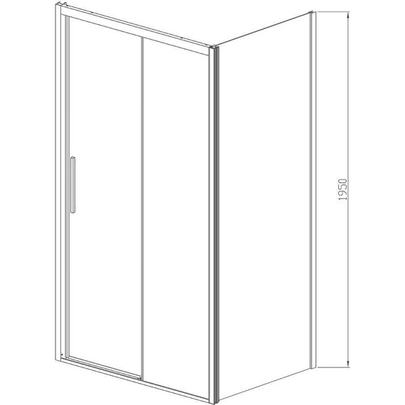 Душевое ограждение Vincea Soft 110х90 см VSR-3SO9011CL, хром/прозрачное фото 5