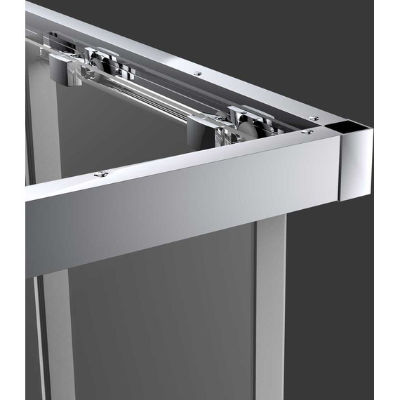 Душевое ограждение Vincea Soft 90х90 см VSS-3SO900CL, хром/прозрачное фото 3