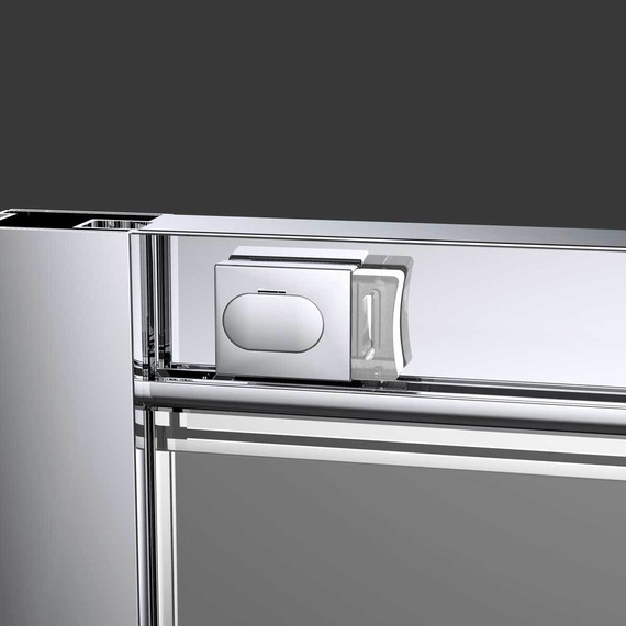 Душевая дверь Vincea Alpha 160 см VDS-3AL2160MT, хром/текстурное фото 4