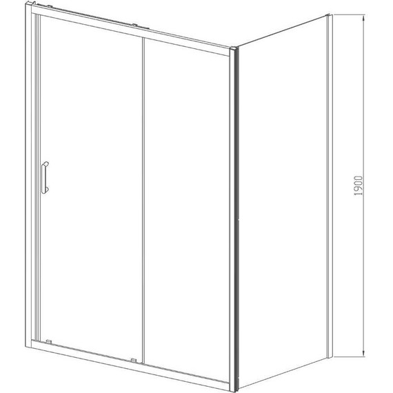 Душевое ограждение Vincea Alpha 140x80 см VSR-3AL8014CL, хром/прозрачное - 7 Душевое ограждение Vincea Alpha 140x80 см VSR-3AL8014CL, хром/прозрачное фото 7