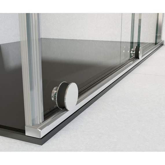 Душевое ограждение Vincea Arno 120x80 см VSR-1A8012CL (стекло 8 мм), хром/прозрачное фото 2