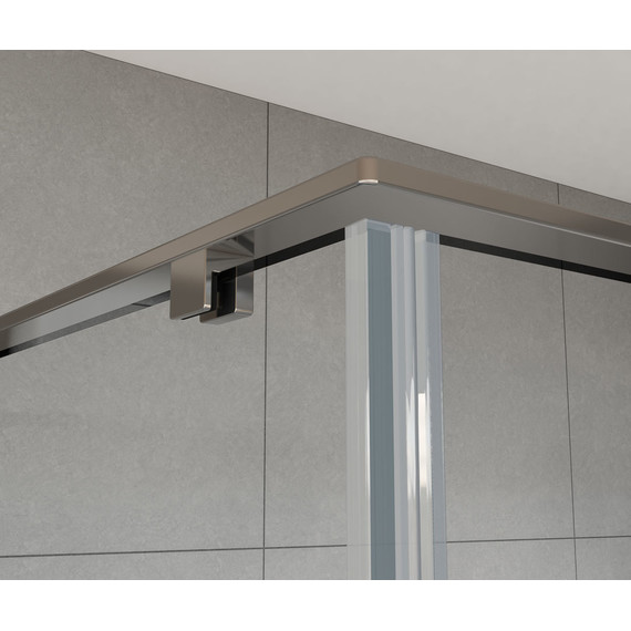 Душевое ограждение Vincea Arno 140x80 см VSR-1A8014CL (стекло 8 мм), хром/прозрачное фото 3