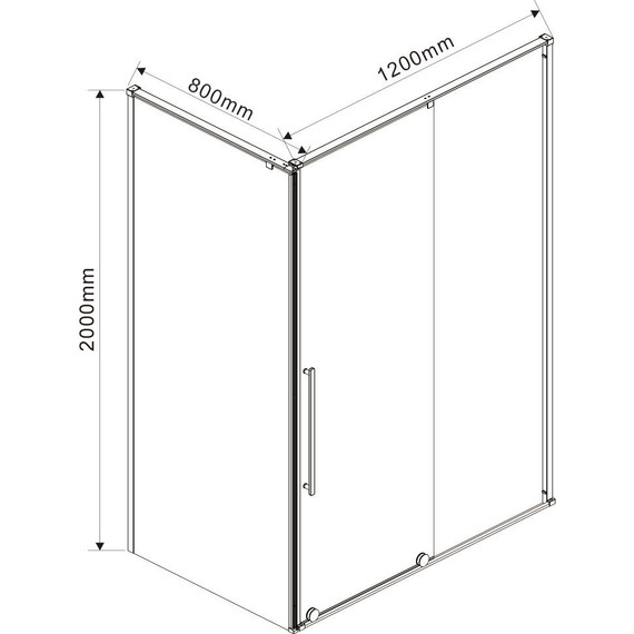 Душевое ограждение Vincea Arno 120x80 см VSR-1A8012CL (стекло 8 мм), хром/прозрачное фото 7