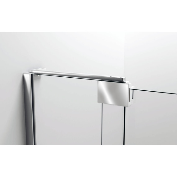 Душевая дверь Vincea Extra 90-100 см VDP-1E9010CL (стекло 8 мм), хром/прозрачное фото 3