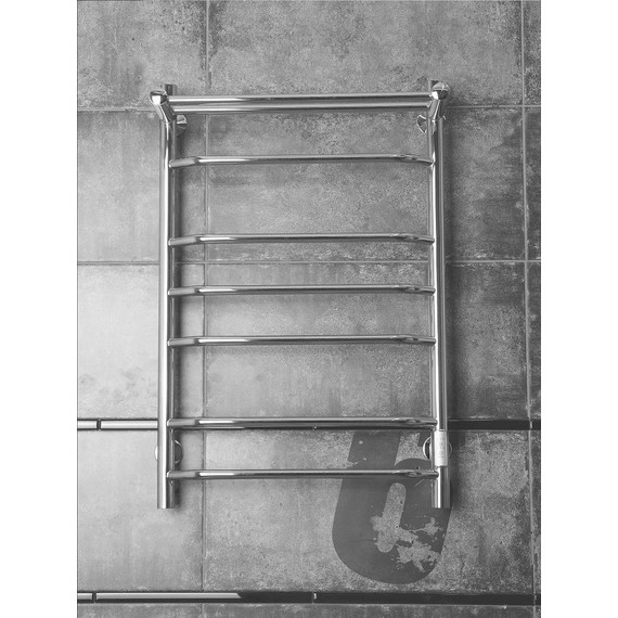 Полотенцесушитель электрический Тругор Браво Пэк сп 3 с полкой П7 500х800 мм (возможность скрытого подключения) 00-00033502 фото 3