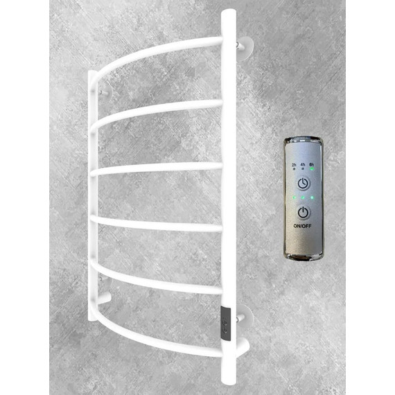 Полотенцесушитель электрический Тругор Пэк сп 5 ВГП 500х800 мм, белый (возможность скрытого подключения) 00-00036148 фото 4
