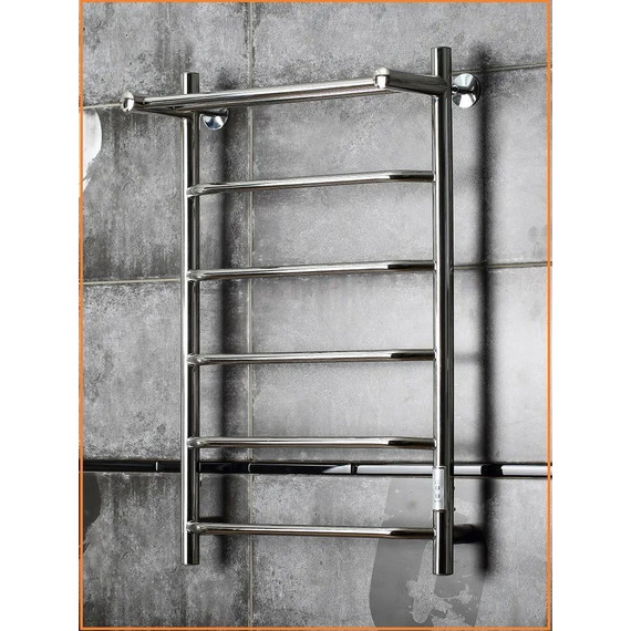 Полотенцесушитель электрический Тругор Пэк сп 6 с полкой П6 400х800 мм (возможность скрытого подключения) 00-00031640 - 3 Полотенцесушитель электрический Тругор Пэк сп 6 с полкой П6 400х800 мм (возможность скрытого подключения) 00-00031640 фото 3