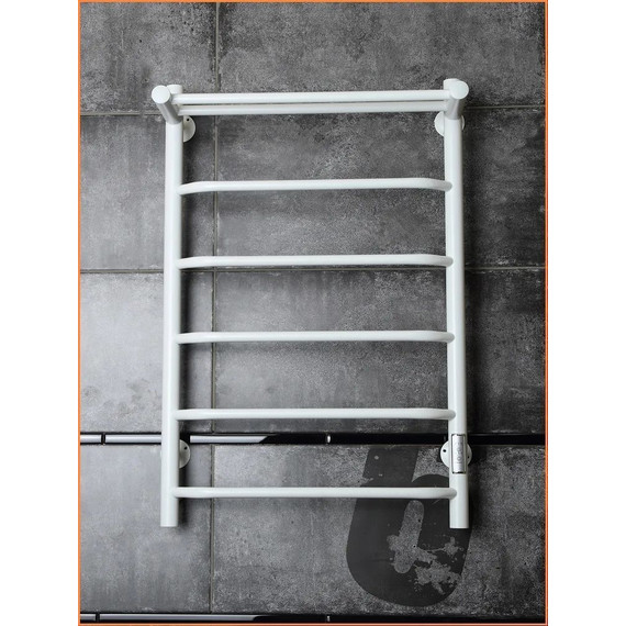 Полотенцесушитель электрический Тругор Пэк сп 6 ВГП с полкой П6 500х800 мм, белый (возможность скрытого подключения) 00-00042762 - 4 Полотенцесушитель электрический Тругор Пэк сп 6 ВГП с полкой П6 500х800 мм, белый (возможность скрытого подключения) 00-00042762 фото 4