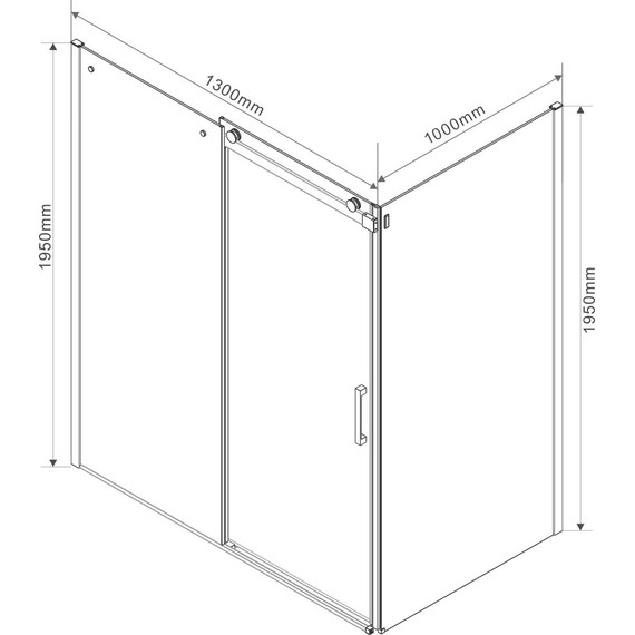 Душевое ограждение Vincea Como 130x100 см VSR-1C1013CL (стекло 8 мм), хром/прозрачное - 6 Душевое ограждение Vincea Como 130x100 см VSR-1C1013CL (стекло 8 мм), хром/прозрачное фото 6
