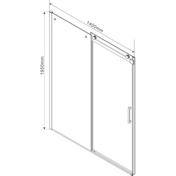 Душевое ограждение Vincea Como 140x90 см VSR-1C9014CL (стекло 8 мм), хром/прозрачное фото 7