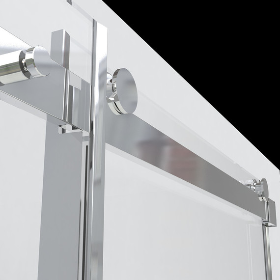 Душевое ограждение Vincea Como 130x80 см VSR-1C8013CL (стекло 8 мм), хром/прозрачное фото 4