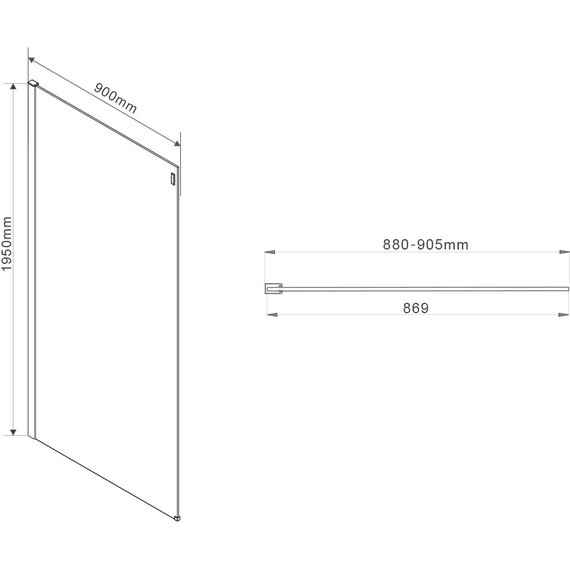 Душевое ограждение Vincea Como 130x90 см VSR-1C9013CLB (стекло 8 мм), черный/прозрачное фото 8